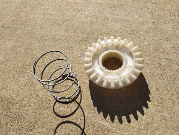 GE Washer Drive Gear Clutch Shifter with Spring #290D1123P00 for #GTW335ASN2WW