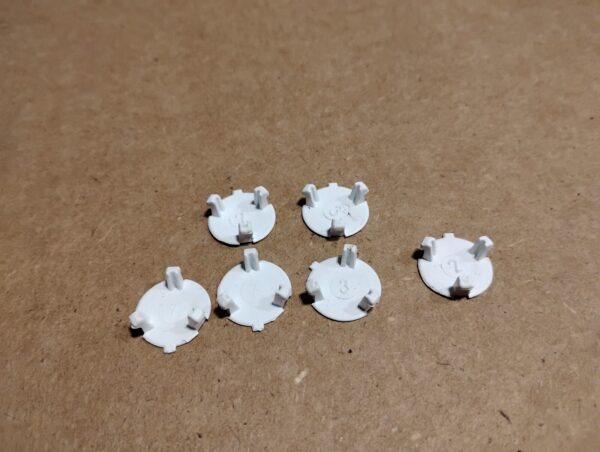 Whirlpool Refrigerator Condensor Cover Screw Covers (Set of 6) for #WRT318FZDW06