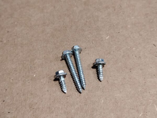 Whirlpool Refrigerator Evaporator Cover Mounting Screws, 4pck for #WRT318FZDW06